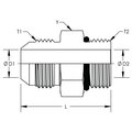 World Wide Fittings JIC to O-Ring Boss Stainless Steel 6400X12X10SS